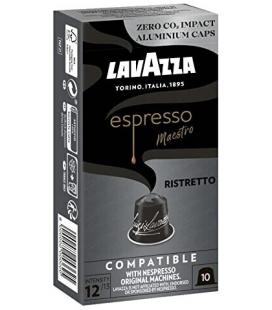 Cápsula lavazza espresso maestro ristretto para cafeteras nespresso/ caja de 10 - Imagen 1