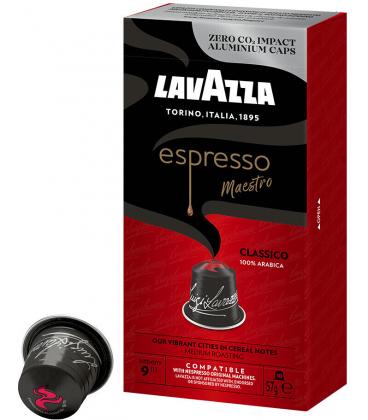 Cápsula lavazza espresso maestro clásico para cafeteras nespresso/ caja de 10 - Imagen 1