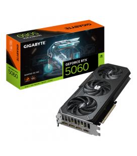 GIGABYTE GeForce RTX 5060 GAMING OC 8G Tarjeta Gráfica - 8GB GDDR7, 128bit, PCI-E 5.0, 2595 MHz Frecuencia del núcleo, 3 x Displ
