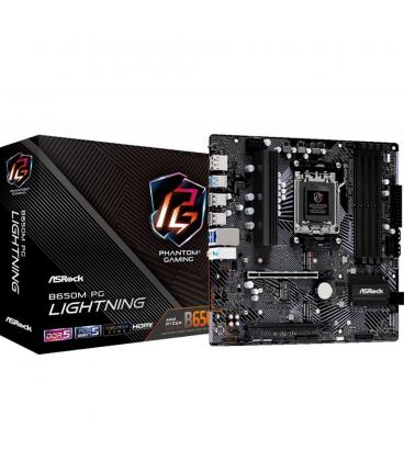 Placa base asrock b650m pg lightning am5 matx