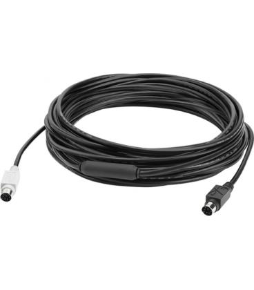 Cable de transferencia de datos logitech 10mt 1x1 mini - din (ps - 2) macho - negro
