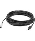 Cable de transferencia de datos logitech 10mt 1x1 mini - din (ps - 2) macho - negro
