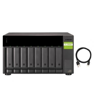 Servidor nas qnap tl - d800c 8 bahias