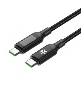 Celly cable usbc-usbc2 2mt led bk 100w