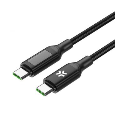 Celly cable usbc-usbc2 2mt led bk 100w