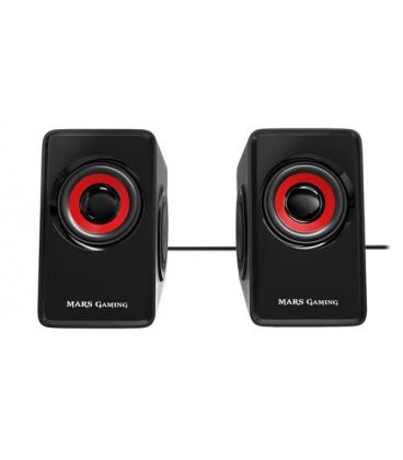 Mars Gaming MS1 altavoz Negro, Rojo Alámbrico 10 W