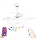 Ventilador de techo grunkel skywind-42bt2/ 30w/ 3 aspas 106cm/ 6 velocidades