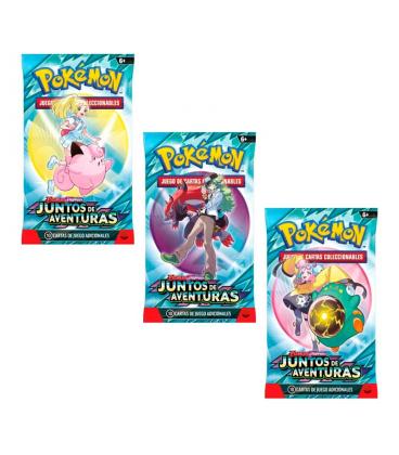 Pokemon tcg escarlata y púrpura juntos de aventuras sobre suelto