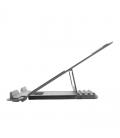 Coolbox soporte portátiles 17" regulable aluminio