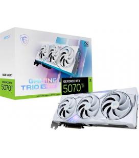 Tarjeta Gráfica MSI GeForce RTX 5070 Ti GAMING TRIO OC 16GB GDDR7 Reflex 2 RTX AI DLSS4 Blanca