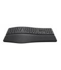 Teclado inalámbrico por bluetooth trust keyra multidispositivo ergonómico