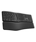 Teclado inalámbrico por bluetooth trust keyra multidispositivo ergonómico
