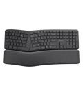 Teclado inalámbrico por bluetooth trust keyra multidispositivo ergonómico
