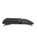 Teclado inalámbrico por bluetooth trust keyra multidispositivo ergonómico