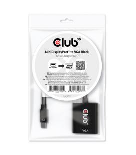 CLUB3D CAC-2113 adaptador de cable de vídeo 0,228 m Mini Displayport VGA Negro