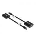 CLUB3D CAC-2113 adaptador de cable de vídeo 0,228 m Mini Displayport VGA Negro