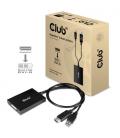 CLUB3D cac-1010 Displayport/usb DVI-I Daul link Negro, Blanco