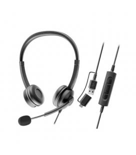 AURICULARES AXTEL FLOW STEREO USB-C + USB-A