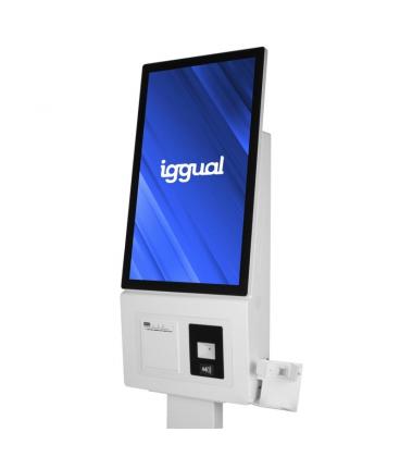 Iggual kiosco digital interactivo fhd orchid 27"