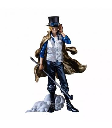 Figura banpresto one piece premium sabo the metallic 30cm