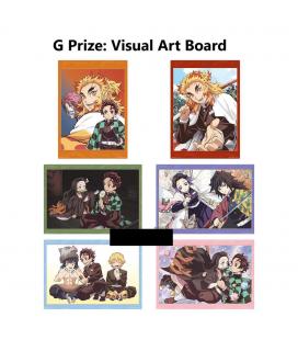 Lámina demon slayer exclusivo kuji premio g 1 unidad