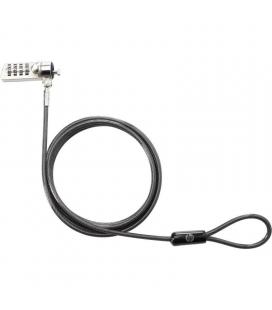 Cable de seguridad para portátiles hp t0y16aa/ 1.22m