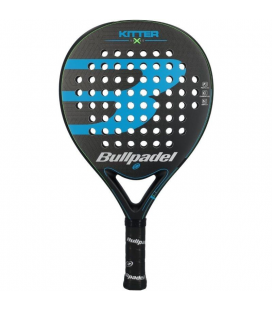 Pala de pádel bullpadel kitter x blue/ negra y azul