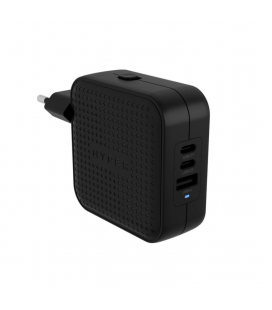 HYPERÂ® HYPERJUICEÂ® 70W USB-C GAN TRAVEL CHARGER (3C+1A) - BLACK