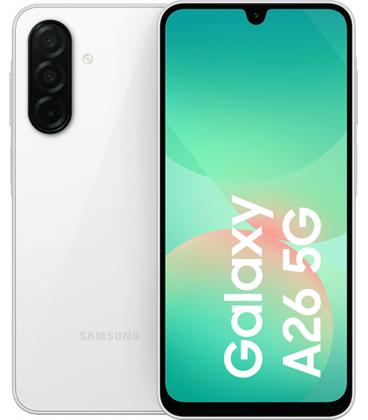 Samsung Galaxy A26 5G 17 cm (6.7") SIM doble Android 15 USB Tipo C 6 GB 128 GB 5000 mAh Blanco