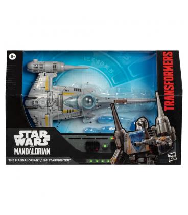 Figura hasbro transformers star wars the mandalorian