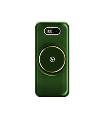 POWERBANK COOL 10000MAH QI WIRELESS GRIP GREEN