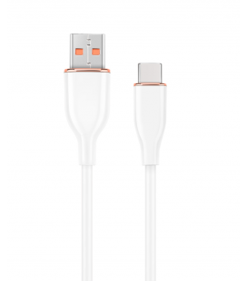 CABLE DE CARGA Y DATOS GEMBIRD USB TIPO C DE SILICONA PREMIUM 1,5 MBLANCO