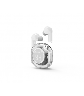 AURICULARES GEMBIRD TWST-01-W TRANSPARENTES BLANCO BT