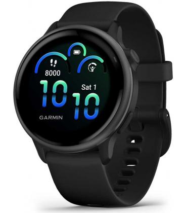 Garmin Vívoactive 6 Reloj Smartwatch Deportivo AMOLED Pizarra con Correa Negra