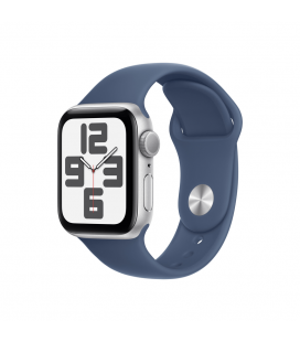 Apple watch se 3rd v2/ gps/ 40mm/ caja de aluminio/ correa deportiva azul denim m/l
