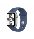 Apple watch se 3rd v2/ gps/ 40mm/ caja de aluminio/ correa deportiva azul denim m/l