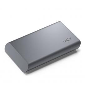 Disco duro externo ssd lacie mobile secure 2tb usb tipo c gris