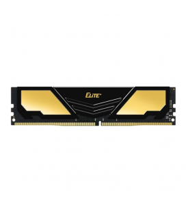 DDR4 TEAMGROUP ELITE HEATSINK 16GB 3200 NEGRO / DORADO