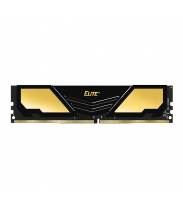 DDR4 TEAMGROUP ELITE HEATSINK 16GB 3200 NEGRO / DORADO