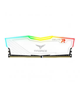 DDR4 TEAMGROUP T-FORCE DELTA RGB 16GB X1 3200 BLANCO