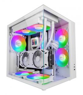 Caja gaming semitorre mars gaming mcv-one/ blanca