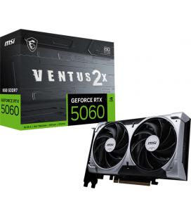 Tarjeta Gráfica MSI GeForce RTX 5060 VENTUS 2X OC 8GB GDDR7 Reflex 2 RTX AI DLSS4