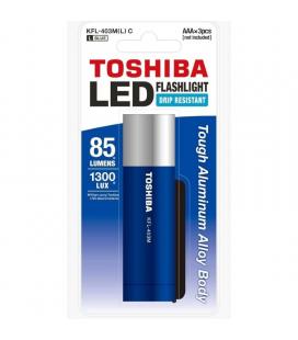 Linterna toshiba kfl-403m/ 85 lúmenes/ 3 pilas *aaa/ azul