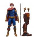 Figura hasbro marvel legends series build a figure marvels nemesis x - men gambit