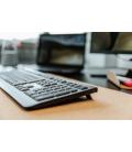 CHERRY KW 3000 teclado Universal RF inalámbrico QWERTY Español Negro
