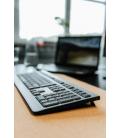 CHERRY KW 3000 teclado Universal RF inalámbrico QWERTY Español Negro