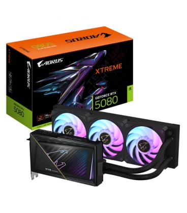Tarjeta Gráfica Gigabyte GeForce RTX 5080 AORUS XTREME WATERFORCE 16GB GDDR7 Reflex 2 RTX AI DLSS4