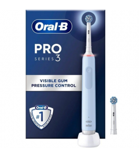 cepillo dental braun oral-b pro 3/ incluye 1 cabezal/ azul