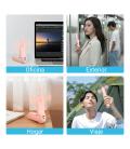 Ventilador portatil jisulife life 8 plus rosa