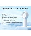 Ventilador portatil jisulife life 5 plus blanco